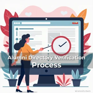 Artistic representation for Alumni Directory Verification Process