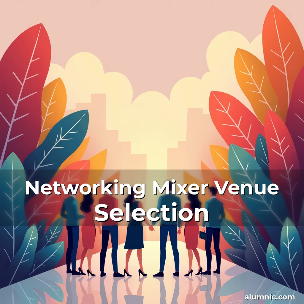 Read more about the article Networking Mixer Venue Selection