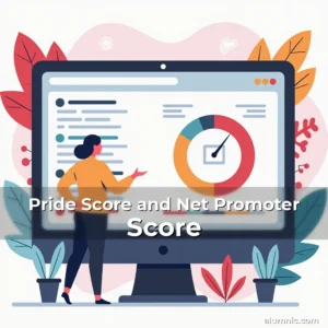 Artistic representation for Pride Score and Net Promoter Score
