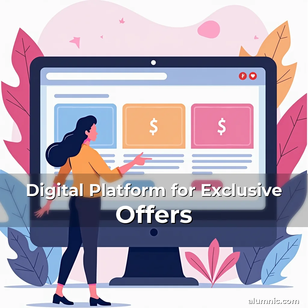 Artistic representation for Digital Platform for Exclusive Offers