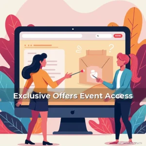 Artistic representation for Exclusive Offers Event Access